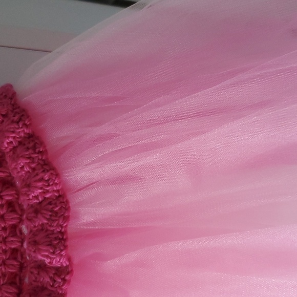 NWOT Pink Tutu Dress & Crown Size 18-24 Months - Picture 3 of 9